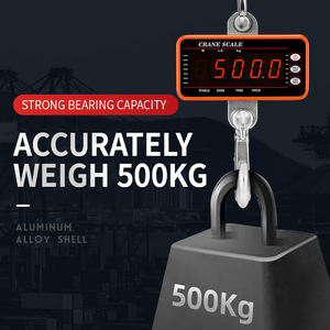 Bilancia elettronica digitale a LED per gru <span class=keywords><strong>1000</strong></span> kg 1500 kg bilancia a sospensione digitale industriale per impieghi gravosi con telecomando - Product Image 4