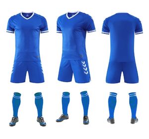 Kit transpirable camiseta de fútbol uniforme nuevo modelo conjunto completo de fútbol Kit de fútbol personalizado en blanco nombre número conjunto camiseta de fútbol - Product Image 5