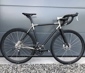 Rangka Sepeda Ti & Carbon Road Bike Custom Titanium Campuran Karbon MTB Rangka Sepeda Titanium Gabungan Karbon Rangka Sepeda Rem Cakram - Product Image 1