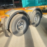 Semi-remorque porte-conteneurs en acier JINFENG 2-5 essieux, 40 pieds, 20 pieds, châssis squelette, capacité de charge 15-60T, à vendre