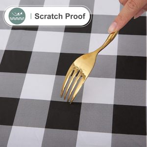 Tovaglia Rettangolare Impermeabile Personalizzata in Tessuto per Decorazione Tavoli <span class=keywords><strong>da</strong></span> Pranzo con Materiale Resistente - Product Image 3