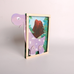 Tranh Ba Chiều Bằng Gỗ Sáng Tạo Tự Làm Khủng Long Lianglong Thủ Công 3D Cho Trẻ Em - Product Image 5