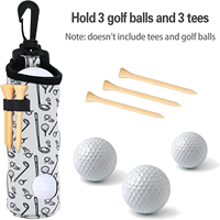 Accessoires de Golf en néoprène Offre Spéciale, porte-t-shirt de balle de Golf, porte-clé, Clip de ceinture