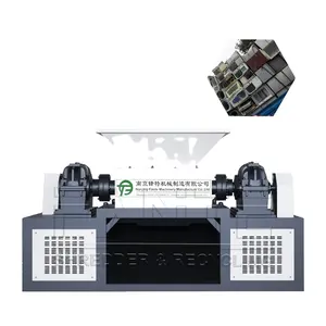 Multifunzione grande doppio albero trituratore/rifiuti di metallo e plastica trituratore per la vendita