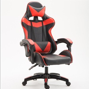 Silla de <span class=keywords><strong>carreras</strong></span> de deportes electrónicos sencilla <span class=keywords><strong>y</strong></span> moderna, riñonera de masaje, silla de ordenador de oficina sedentaria reclinable, juego giratorio de ingeniería de Metal - Product Image 2