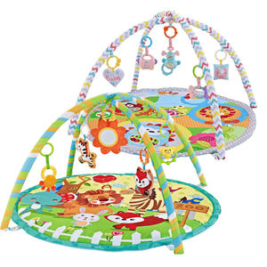 Tapis d'éveil et de jeu pour nouveau-né et tout-petit, arche d'activités, cadeau de naissance, doux et écologique, pour la vente en gros - Product Image 1