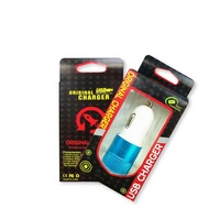 Emballage de chargeur rapide de téléphone avec crochet personnalisé en plastique PVC avec impression transparente