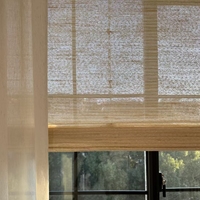 Stores romains tissés en paille naturelle, texture haut de gamme, pour hôtels de charme et complexes hôteliers de luxe