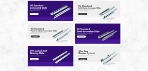 35KG-45KG Electrophoresis Zinc Plated Furniture Normal Drawer Runner Ball Bearing Drawer <strong>Slide</strong> for Furniture Drawer <strong>Slide</strong> <strong>Rail</strong> - Product Image 4