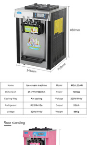 <span class=keywords><strong>Precio</strong></span> al por mayor, proveedor de China, acero inoxidable, 3 sabores, máquina comercial para hacer helados suaves en los Emiratos Árabes Unidos, Kuwait, Pakistán - Product Image 2