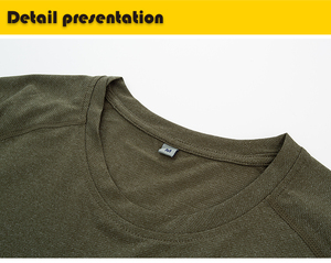 T-shirt de sport pour homme A-1, tricoté, manches longues, séchage rapide, respirant - Product Image 4
