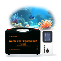 Kit de test d'eau d'aquarium numérique - 50 bandelettes pour eau douce/salée, teste le pH, les nitrates, les nitrites, le chlore et la dureté