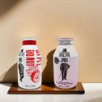 Bouteilles en verre vides compatibles avec le remplissage automatisé, bouteilles en verre personnalisées pour spiritueux, tequila, liqueur, emballage haut de gamme pour alcool