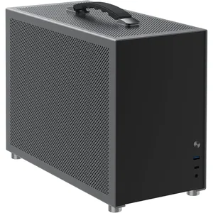 <span class=keywords><strong>Case</strong></span> per Computer D3 14.7L <span class=keywords><strong>ITX</strong></span> in Alluminio, Chassis Portatile per PC Gaming, GPU 340mm, ATX <span class=keywords><strong>PSU</strong></span>, AIO 240-280mm, Tipo C - Product Image 5