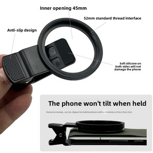 Set di filtri grigi graduati CPL polarizzanti a densità neutra e a gradazione stellare da 52mm per fotografia con cellulare - Product Image 3