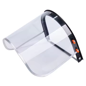 Protector Facial de Seguridad Transparente para Casco, con Soporte de Aluminio, Anti-Impactos y Anti-Salpicaduras, Visera Industrial para Trabajos de Pulido - Product Image 2