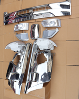 Pour Isuzu camion pièces de rechange Kits de carrosserie chromés camion phare roue sourcil chromé gril miroir couverture pour Isuzu NPR 700P