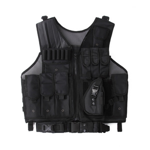 Gilet tactique anti-couteau personnalisé, imperméable, multifonctionnel, équipement de plein air, fermeture éclair, sac de poitrine en maille amphibie - Product Image 3