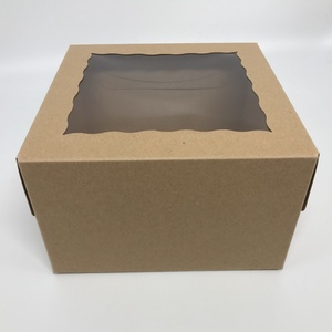 Custom Logo Kraft Paper <b>Box</b> for Snack Cookie Cake Sushi Noodle Sugar Jelly Window Display-for Food Packaging Cake <b>Box</b> - Product Image 5