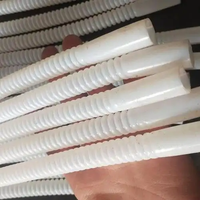 Tube flexible en PTFE ondulé de grand diamètre, tuyau flexible en PTFE