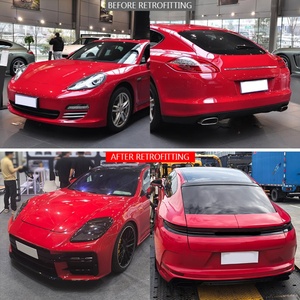 2009-2016 Car Modification Upgrade 976 Front Bumper <b>Engine</b> <b>Hood</b> Fender Rear Bumper Tailgate Taillights Body Kit for Panamera GTS - Product Image 2