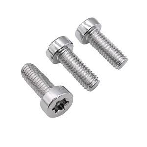 304 thép không gỉ <span class=keywords><strong>Hex</strong></span> ổ cắm Torx đầu vít M3 * 8mm sáu Thùy An ninh đầu vít DIN7984-TX - Product Image 1