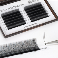 SP EYELASH Pestañas de Volumen Mega Volumen Cilios 0.07mm Extensión de Pestañas Cruzadas Flor Paralela en Forma de U YY 3D 4D 5D Pestañas en U