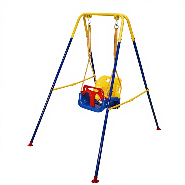 Wholesale FORTUNE LAND Indoor/Outdoor Children's Swing Toy with Hanger for 7 Years Old Made of Plastic