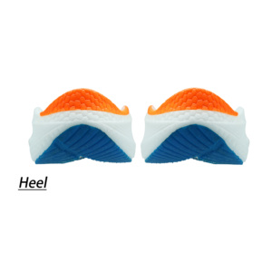 Chaussures de course énergiques à semelle moulée par compression EVA, design effet pop-corn, talon à amorti épais - Product Image 4