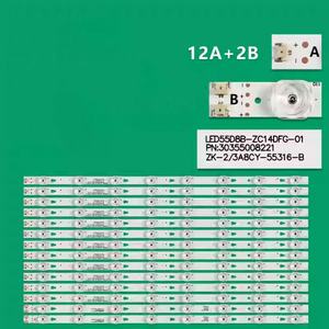 Téléviseur LED avec rétroéclairage HX-NO.818 pour LED55D8C-01(C) 30355008240 LED55D8D-01(C) 30355008241 pour LS55H610N LU55H31 - Product Image 2