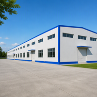 Ateliers et entrepôts préfabriqués en structure métallique légère de conception moderne, fournis par Shandong, avec services de soudage/pliage