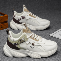 Chaussures de sport respirantes à plateforme pour hommes, tailles 39-44, nouvelle collection, tendance décontractée, vente en gros directe d'usine