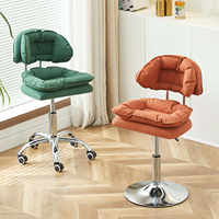 Chaises de bar ergonomiques modernes et colorées en gros pour bureaux, hôtels, salons, salons de beauté, salons de manucure et coiffure