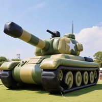 Prix d'usine Personnalisé Géant Gonflable Publicitaire : Chasseur, Véhicule Lance-Missiles, Grand Véhicule Anti-Avion Gonflable