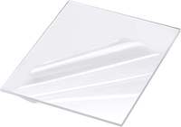 Feuille acrylique givrée anti-reflet avec surface mate, feuilles de plastique PMMA anti-traces de doigts pour la décoration intérieure haut de gamme