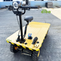 Carrito Eléctrico de Alta Capacidad (1 y 2 Toneladas) para Granjas, Jardines y Fábricas, Transporte sin Esfuerzo para Viveros, ¡Gran Venta!