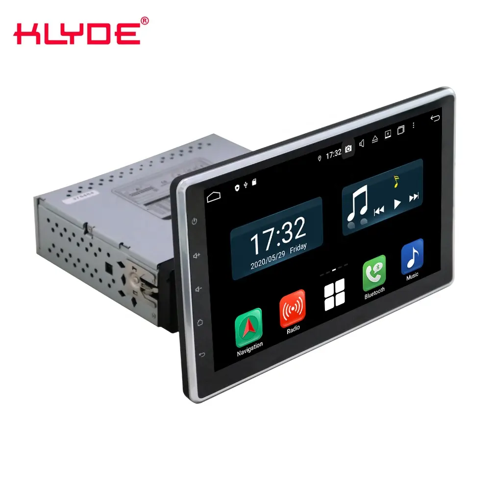 KD-2020 1Din Universal Car player Stereo Android 12 Screen Carplay and Android Auto up/down/left/right adjust the angle