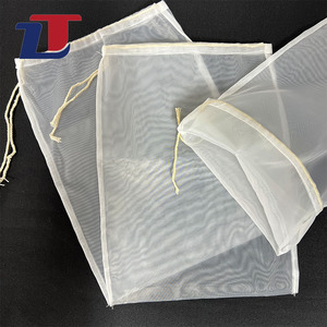 Logo personnalisé réutilisable fin 200 microns 8*12 pouces de qualité alimentaire sac en tissu de fromage de haute qualité sacs de lait de noix sac filtrant en Nylon - Product Image 1