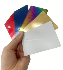 Tarjeta de Crédito de Metal de 0,8mm, tarjeta de acero inoxidable EMV, color negro, mate, dorado, latón - Product Image 2