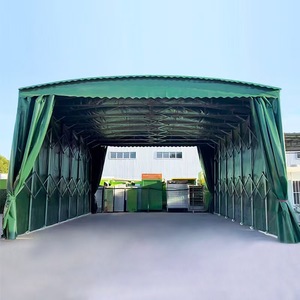 Tùy chỉnh kích thước tổ chức sự kiện mưa nơi trú ẩn triển lãm trượt Lều nhà để xe kho không gian lớn gấp lều - Product Image 3