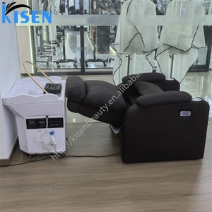 Fauteuil de lavage électrique inclinable Kisen pour salon de coiffure avec bac à shampoing amovible - Product Image 6
