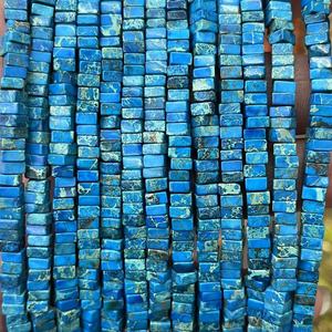 Espaciador de jaspe Imperial de piedras preciosas naturales, collar de pulsera de cuentas sueltas de piedra de sedimentos marinos de 2x4mm para fabricación de joyas - Product Image 6