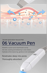 Appareil portable d'hydrothérapie faciale et de dermabrasion pour l'élimination des impuretés cutanées avec équipement de lifting du visage à usage domestique - Product Image 3