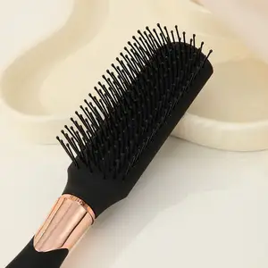22.3*3.6*2.6cm Professional Household Plastic Scrub Hair Growth Brush Curling Styling Customized Scalp Massage Combs And Brushes