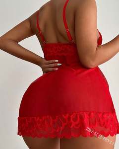 X2122 Originele Voorraad Aziatische <span class=keywords><strong>Sex</strong></span> <span class=keywords><strong>Xxx</strong></span> Nachtkleding Vrouwen Plus Size Babydoll Lingerie Jurk Voor Cadeau Dames Kant Sexy Dames Nachtkleding - Product Image 6