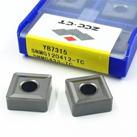 Inserto de Torneado ZCC.CT SNMG120412-TC YB7315, Inserto de Carburo Snmg120412, Herramienta de Torneado para Torno CNC