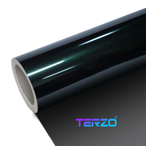 Film de protection UV vert forêt de haute qualité pour voiture TERZO PET, rouleau de vinyle d'usine d'origine - Product Image 1