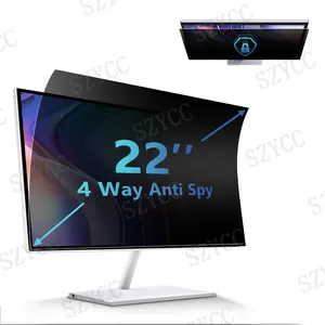 Anti Spy Anti Blue Light Film Reusable 360 Degree Privacy Filter 22 Inch Monitor Anti Glare Screen Protector