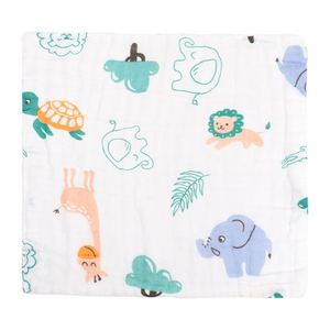 <b>Muslin</b> Square <b>Baby</b> Hand Washcloths Soft Cotton Bath Face 6 Layers Extra Absorbent Eco-Friendly Feeding Burp <b>Cloth</b> for Newborn - Product Image 4