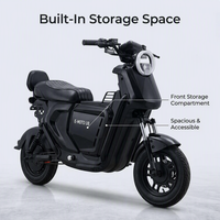 Moto électrique tout-terrain 1200W 14 pouces avec frein à disque étanche, directement de l'usine, pour l'aventure en extérieur